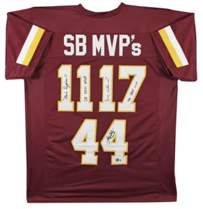 Mark Rypien, Riggins & Williams signiertes Trikot mehrere Inschriften BECKETT - Bild 1 von 5