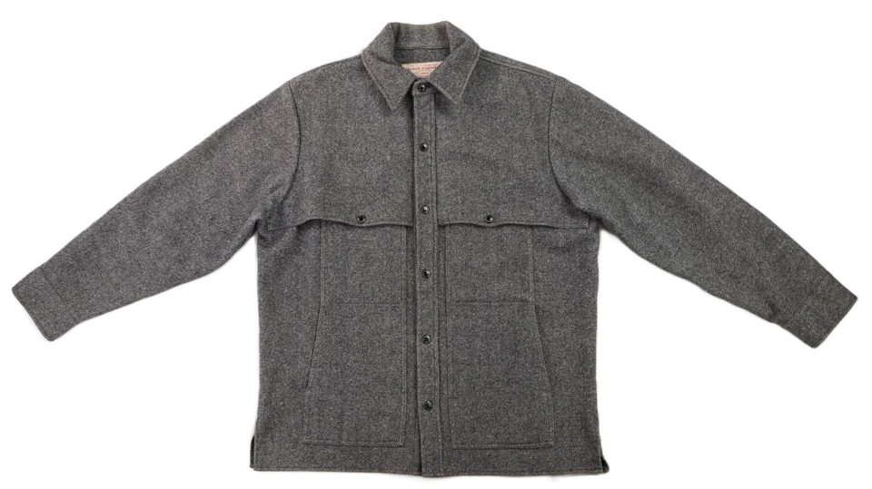 Camisa Top De Colección Filson EE. UU. Para Hombre Grande 44 Tweed Lana 95 Cruiser Rayas Foto 1 de 4