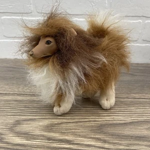 Vintage Barbie Barking Collie Dog 5" Plush Vinyl Face Pet Toy Puppy 1995 - Picture 1 of 5