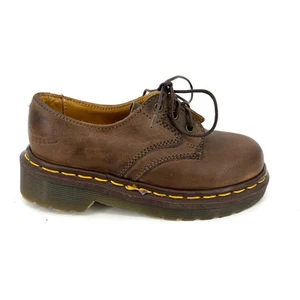 Dr. Marten's Kids Brown Lace Up Oxford Shoes Original Made in England 11 - Picture 1 of 8