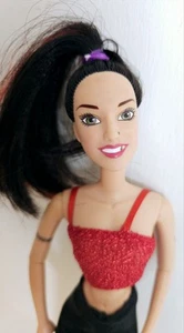 Vintage Sporty Spice Mel C Fashion Doll On Tour Outfit Red Gold Tooth Tattoos - Picture 1 of 12