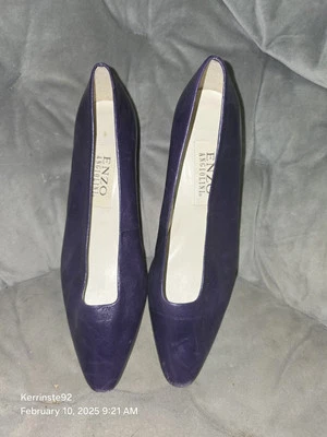 Zapatos de mujer "ENZO ANGIOLINI" de cuero púrpura talla: 7,5 M Foto 1 de 4