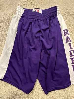 Bermuda de ginástica Mount Union roxa Raiders adulto grande roxa casual masculina **** - Imagem 1 de 4