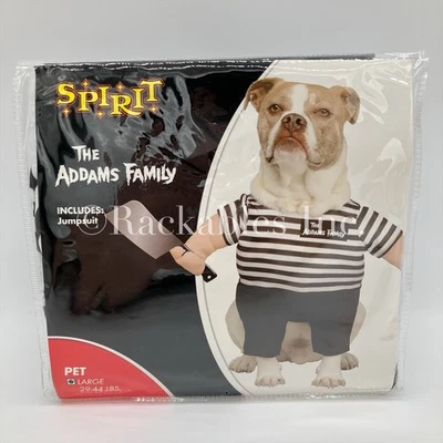 SPIRIT HALLOWEEN [01650969] Spirit The Addams Family Pugsley Addams Pet Dog Costume Sizes Vary