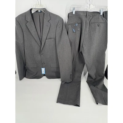 Traje Blazer Murano Wardrobe Essentials Gris Para Hombre Talla M Dos Botones Pantalones Foto 1 de 4
