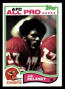 Joe Delaney 1982 Topps Rookie Card #112 Kansas City Chiefs - Picture 1 of 2