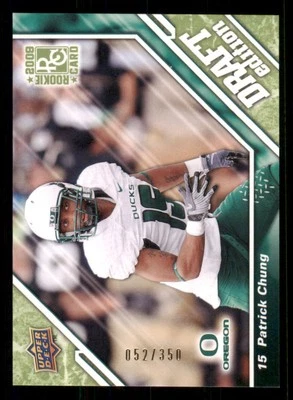 2009 Upper Deck Draft Edition Green 350 #66 Patrick Chung /350 - Image 1 of 2