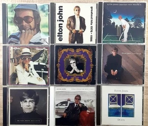 Elton John CD lot x 9 Rock Of The Westies 1976-1986 One Love Songs Believe West - Picture 1 of 3