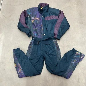 Vintage 1990s Luhta ‘Surrealistic Vision’ Retro Ski Suit | Size: 42 | Rare - Picture 1 of 14