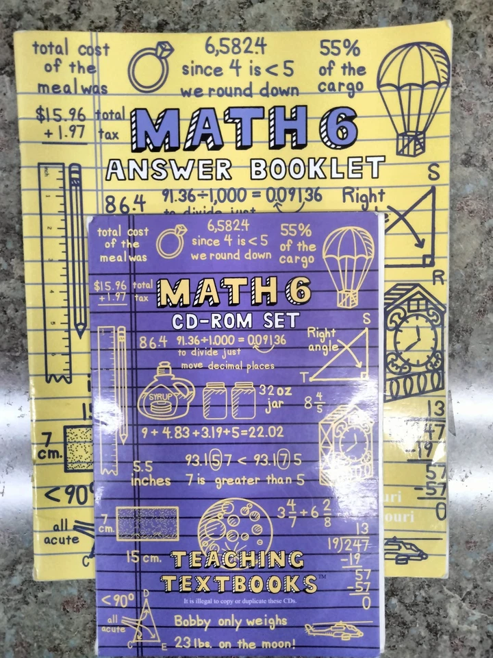Teaching Textbooks Math 6 - Image 1 of 1