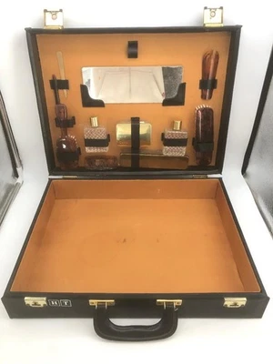 Ancienne valise mallette de toilette de voyage - Nécessaire grand modèle - Photo 1/3