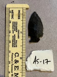 Authentic Obsidian Arrowhead Northwest/Southwest/Southern CA Estate Find A5-17 - Picture 1 of 2