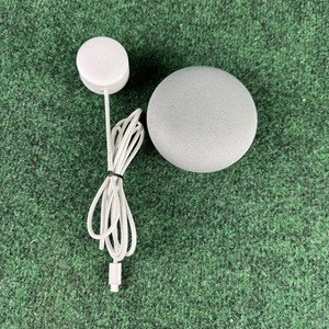 Google Home Mini Smart Speaker H0A 1st Gen w/ Power Adapter - Gray - Picture 1 of 6