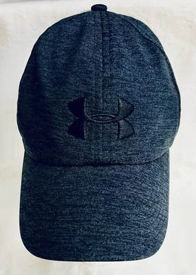 Gorra de béisbol Under Armour gris jaspeado oscuro para mujer con logotipo frontal elástica Foto 1 de 4