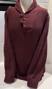 Duluth Trading Sweater Men’s XL/Tall Infantry Brigadier Shawl Collar Wool Blend - Picture 1 of 8