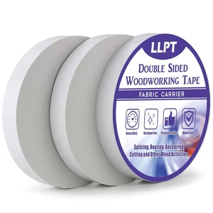 Double Sided Woodworking Tape 1" X 150Ft Each 3 Pack Double Face Turner Woodwork - Picture 1 of 12