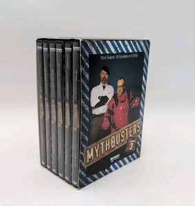 Mythbusters Season 3 DVD Complete 6 Disc Box Set 26 Episodes Discovery Channel - Picture 1 of 7