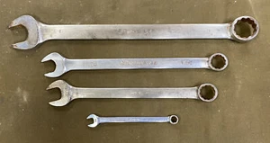 Lot of (4) Assorted  -Snap-On SAE Combo Wrench Wrenches....FREE S&H!!! - Picture 1 of 10