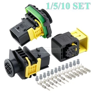 Kit de enchufe conector impermeable automotriz de 6 vías/pin TE HDSCS macho hembra - Imagen 1 de 14