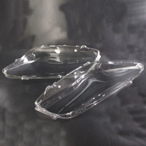 For BMW F02 740 750 760 i Li 2009-2015 Left Right Headlight Lens Headlamp Cover - Picture 1 of 6