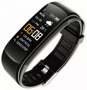Denver Activity BT Fitness-Tracker BFH-17 mit USB Port, Schwarz, IP67 "wie neu" - Bild 1 von 2