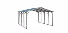 18x41x15 Metal RV Cover dbl-legs Vertical Roof FREE DEL. & INSTALLATION avail.!