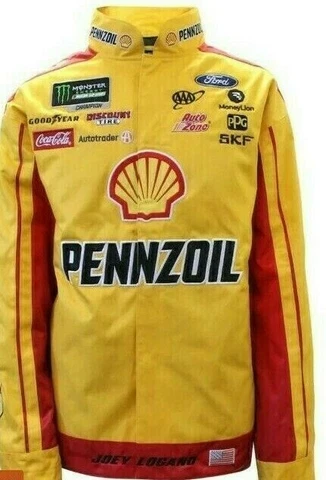 Joey Logano #22 Shell-Pennzoil 2019 Replica Uniform Pit Jacket Cover