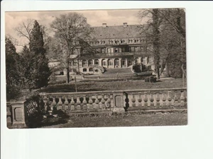 BELLIN / Güstr....Verwaltungsschule " W. Höcker" im Schloss m. Park....s/w AK kl - Picture 1 of 2
