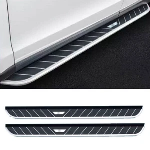 2Pcs Fits for Acura MDX 2014-2021 Fixed Side Step Pedal Running Board Nerf Bar - Picture 1 of 9