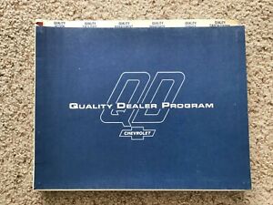 1960s  Chevrolet Quality dealer program paper file,  empty.