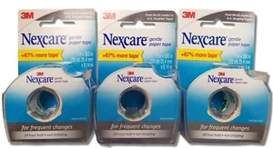Nexcare Gentle Paper Tape 1 in x 10 yd on Dispenser ( 3 pack ) - Picture 1 of 1