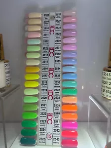 DND DC Gel Polish Duo Free Spirit Collection 2023 #2508 - 2843 Full Set 36 Duos - Picture 1 of 1