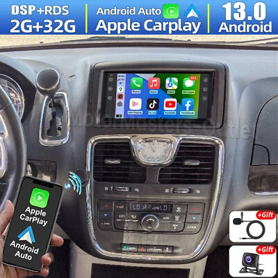 Автомобильное радио GPS FM-стереосистема для Chrysler Town & Country 2011-2016 Android 13 CarPlay - Изображение 1 из 4