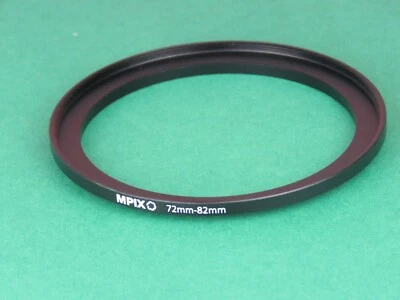 72-82 72mm-82mm Stepping Step Up Male-Female Filter Ring Adapter 72mm-82mm - Image 1 of 2