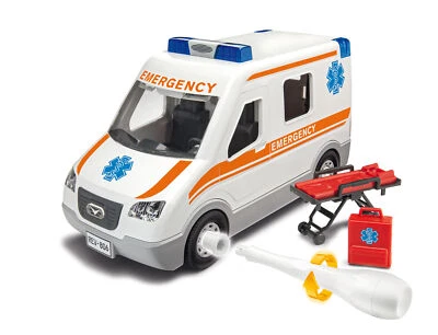 Junior Kit Ambulance 1:20 Plastic Model Kit REVELL - Immagine 1 di 4