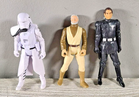Hasbro Star Wars Snow trooper, Death Squad Commander, & Obi-wan Kenobi Cover