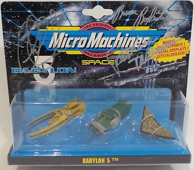 BABYLON 5 : CRUCERO VORLON, TRANSPORTE NARN, MICROMÁQUINAS DE BARCOS RAIDER (TK) Foto 1 de 4