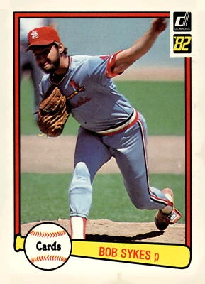 1982 Donruss #640 Bob Sykes - Image 1 of 2