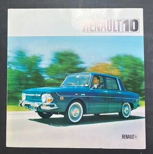 1968 Renualt 10 advertising pamphlet brochure 70 Years of Automotive Excellence - Picture 1 of 4