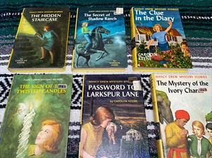 Nancy Drew Mystery Stories Book Lot by Carolyn Keene 6 Books 2, 5, 7, 9, 10, 13 - Bild 1 von 18