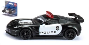 Modellino auto Siku CHEVROLET CORVETTE ZR1 POLIZIA POLICE modellismo collezione - Foto 1 di 1