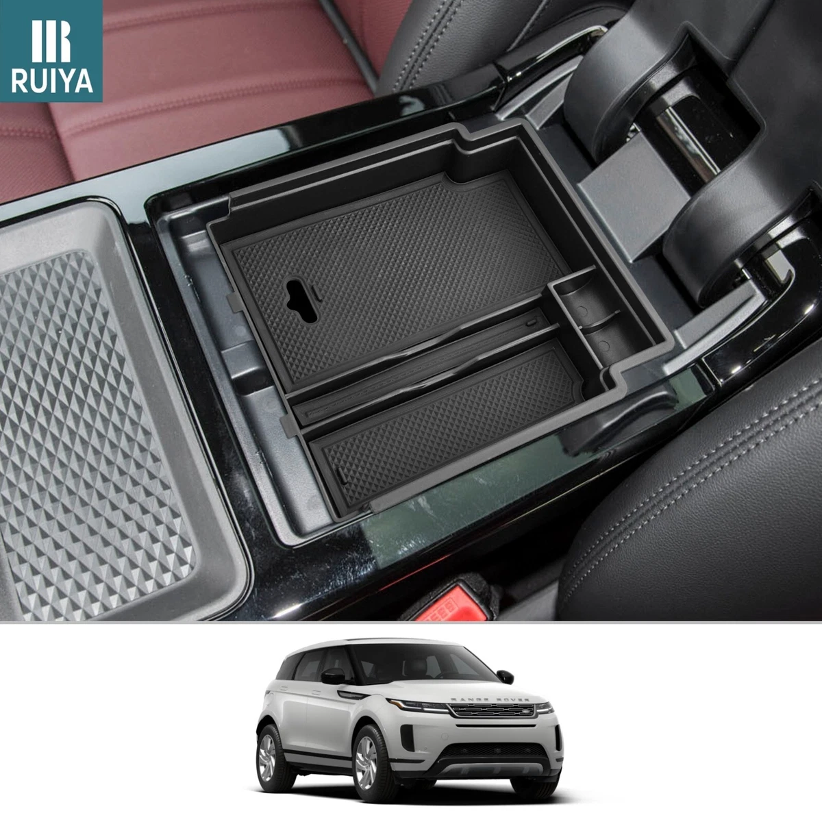 Cnwaga3 - Protector De Borde De Puerta Lateral Para Range Rover Evoque 2012, 2013, 2017, 2015, 2016, 2017, 2016, 2017, 2017, 2017, 2018, 2019, Negro Mate Y Gris Mate