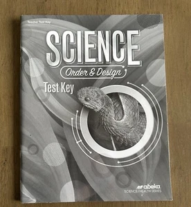 Abeka Science Order & Design Teacher Test Key 7th Grade Series Health Book - Picture 1 of 2
