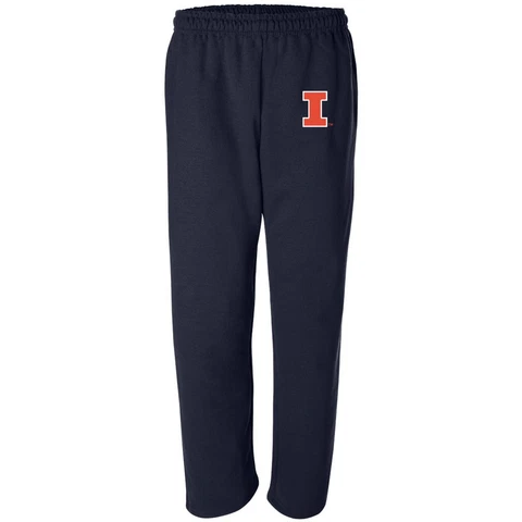 Illinois Fighting Illini Primary Logo Sweatpants - Navy Cover