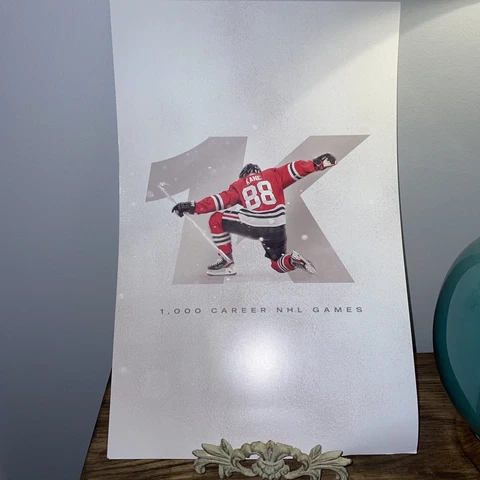 Chicago Blackhawks Patrick Kane 1000th game poster!! Cover