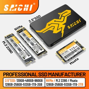 M.2 2280/ NVME/ MSATA/ SATA 3.0 Internal SSD Solid State Drive 512GB 1TB 2TB LOT - Picture 1 of 33