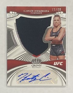 2023 Panini Chronicles Crown Royale UFC Katlyn Cerminara Silhouettes Auto /99