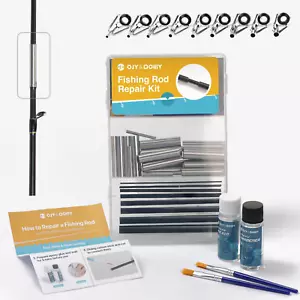 Fishing Rod Repair Kit Complete, Easy&Quick Approach to Repair Broken Fishing Po - Picture 1 of 8