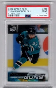 2022-23 Upper Deck Young Guns Clear Cut RC #210 Thomas Bordeleau PSA 9 - Picture 1 of 1