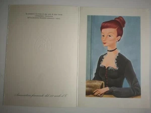 1956 STAMPA PROPAGANDISTICA KNOLL ACCONCIATURE FEMMINILIDEL XVIII SECOLO TAV. 10 - Imagen 1 de 2